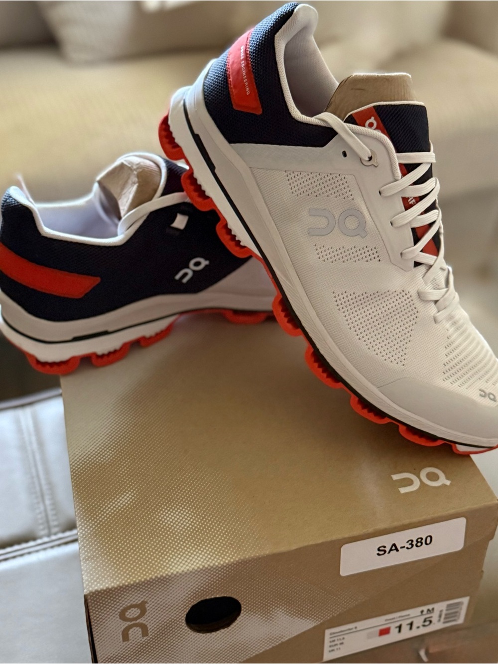 On Running Cloudrunning Men's Sneakers Cloudsurfer 6 Size 11.5